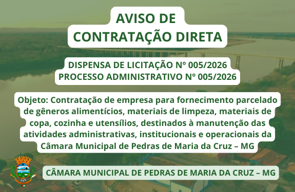 AVISO DE CONTRATAÇÃO DIRETA